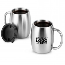 14 OZ Insulated Coffee Mug with Handle